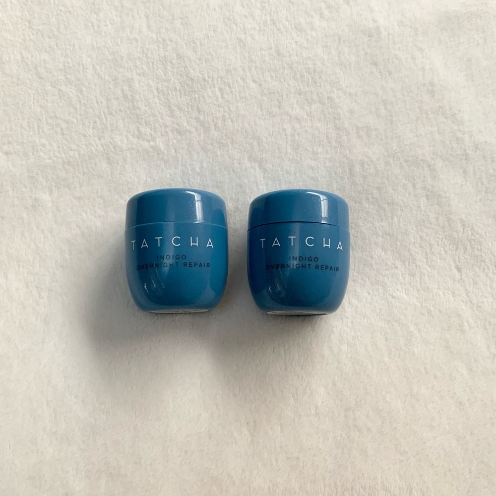 tatcha indigo overnight repair serum moisturizer